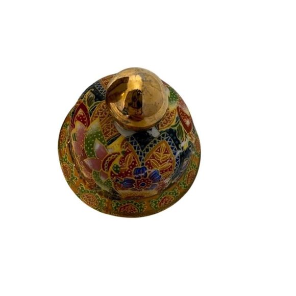 Mid Century Chinese Geisha Petite Ginger Jar 6.5" - Picture 6 of 8